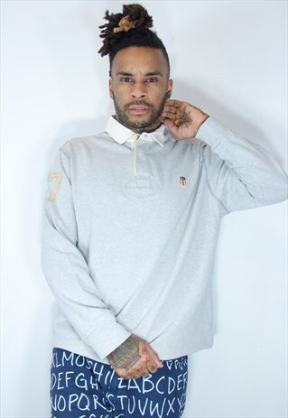 RALPH LAUREN BUTTON SWEATSHIRT