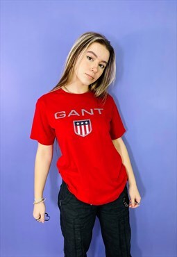 Vintage Gant Logo T Shirt