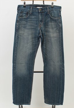 "Men's Vintage Levi's 569 Dark Blue Denim Jeans W30/L32