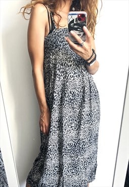 Leopard Print Maxi Dress 