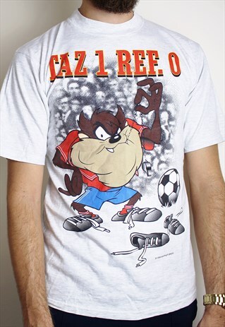 VINTAGE TAZ WARNER BROS 90S GRAPHIC T-SHIRT MENS