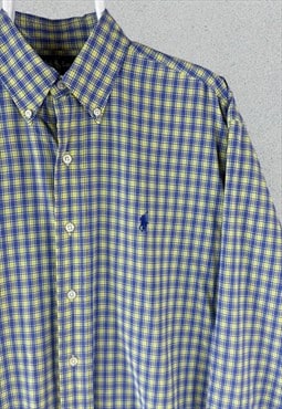 Vintage Ralph Lauren Blake Check Shirt Mens Large