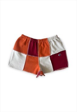 Reworked patchwork champion ralph lauren lounge sweat shorts