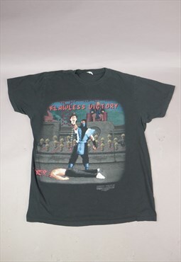 Vintage Mortal Combat Graphic T-Shirt in Black