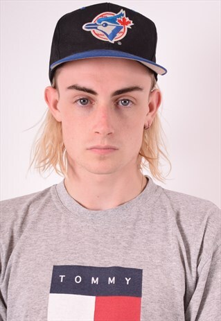 MENS VINTAGE CAP ONE SIZE BLACK 90S