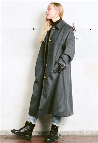 VINTAGE 80S MILITARY STYLE WINTER COAT