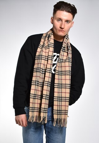 2000S BURBERRY LONDON NOVA CHECK SCARF