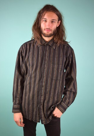 VINTAGE 90'S STRIPED SHIRT