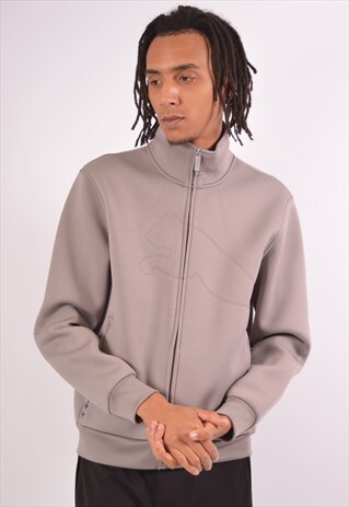 VINTAGE PUMA TRACKSUIT TOP JACKET GREY