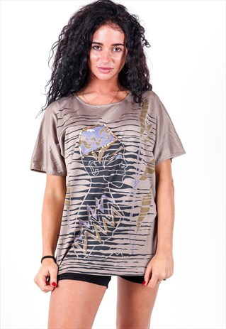 VINTAGE EMBROIDERED T-SHIRT T592