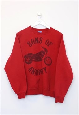 Vintage Freeze sweatshirt in red. Best fits M