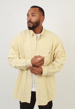 Men's Vintage Polo Ralph Lauren striped shirt pure cotton