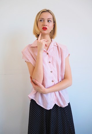 POLKA DOT BLOUSE