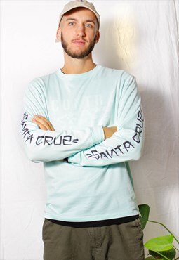 90s grunge y2k sports skate Santa Cruz graphic sweatshirt