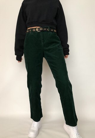 VINTAGE 90S TALBOTS CORD TROUSERS STRETCH CORDUROY PANTS