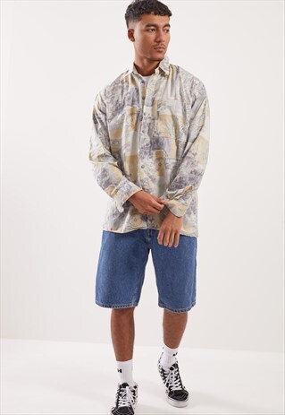VINTAGE PATTERNED FESTIVAL LONG SLEEVE SHIRT