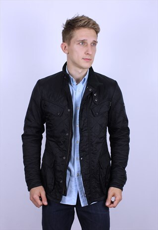 VINTAGE MENS BARBOUR INTERNATIONAL QUILTED JACKET
