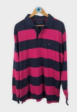 Vintage Rugby Shirt Tommy Hilfiger/ Polo Striped Long Sleeve
