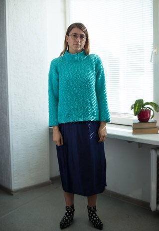 VINTAGE 90'S BLUE JUMPER