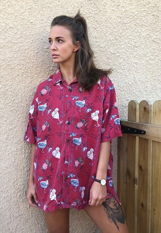 OVERSIZED RETRO 90S 80S VINTAGE UNISEX FESTIVAL SHIRT