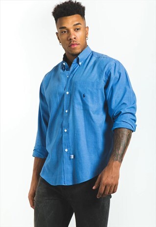 VINTAGE 80S POLO RALPH LAUREN SHIRT / S6252