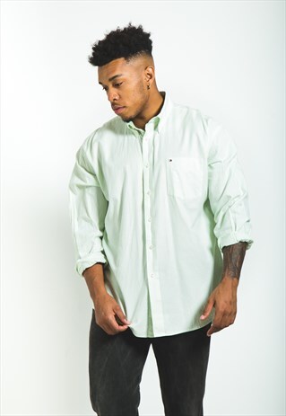 VINTAGE 80S TOMMY HILFIGER CLASSIC SHIRT/ 1564