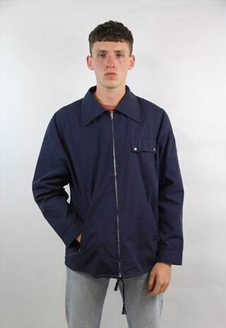 VINTAGE 90'S NAVY WORKER JACKET