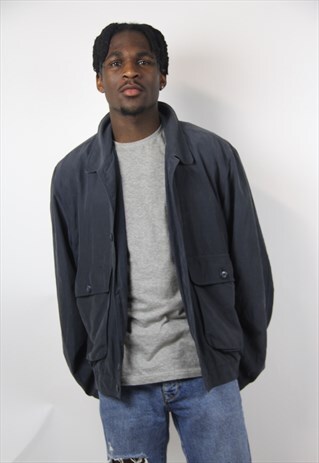 VINTAGE NAVY WORKER JACKET