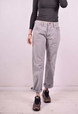 WRANGLER WOMENS VINTAGE JEANS W30 L30 GREY 90'S