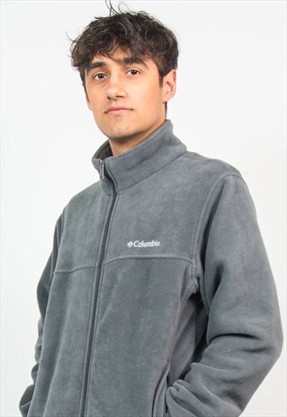 COLUMBIA GREY FLEECE JACKET