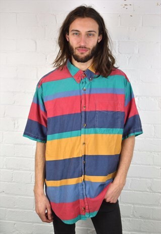 VINTAGE 90'S STRIPED SHIRT