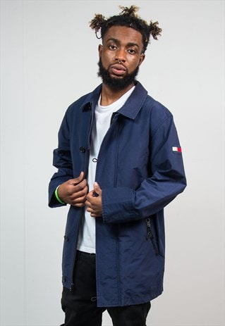 TOMMY HILFIGER JACKET VINTAGE CASUAL COAT MAC