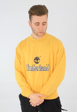 TIMBERLAND SPELLOUT VINTAGE SPORTS SWEATSHIRT