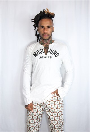 MOSCHINO VINTAGE WHITE T SHIRT