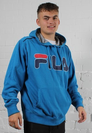 fila blue hoodie