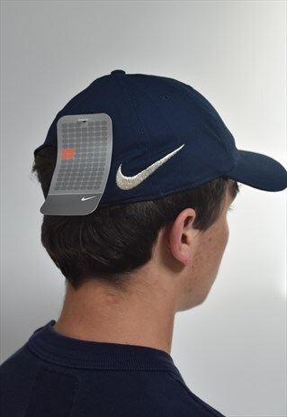 DEADSTOCK VINTAGE 00S NIKE CAP HAT BLUE SWOOSH TICK