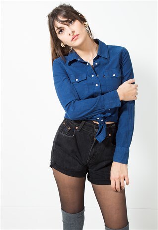 VINTAGE LEVI'S DENIM OVERSIZED SHIRT / S5352