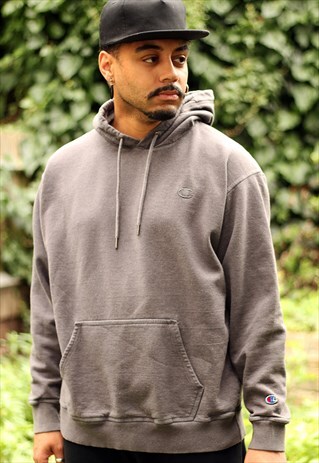 VINTAGE CHAMPION 90S GREY HOODIE