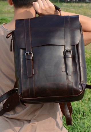 LEATHER BACKPACK