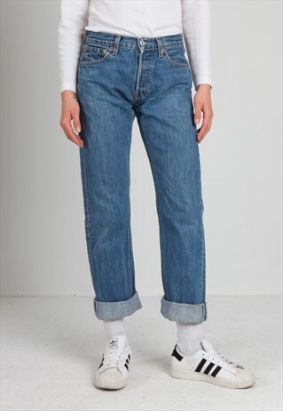 VINTAGE BLUE LEVI'S 501 FIT DENIM JEANS