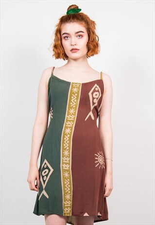 VINTAGE 90'S ETHNIC MINI DRESS