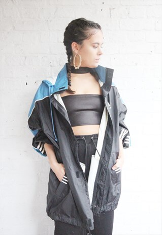 VINTAGE 90'S WOMENS ADIDAS HOODED SPORTS JACKET
