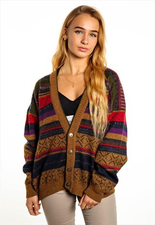 VINTAGE PATTERNED CARDIGAN K180