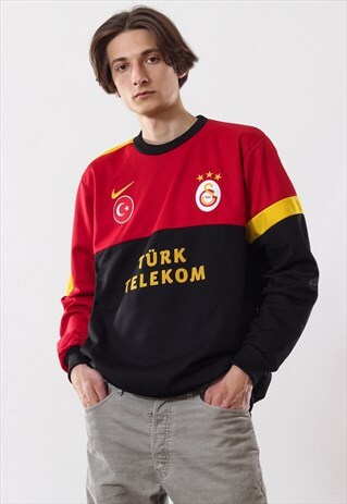VINTAGE MENS NIKE TURKEY GALATASARAY SWEATSHIRT CREW NECK