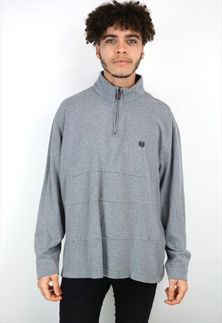VINTAGE 90'S CHAPS 1/4 ZIP SWEATSHIRT
