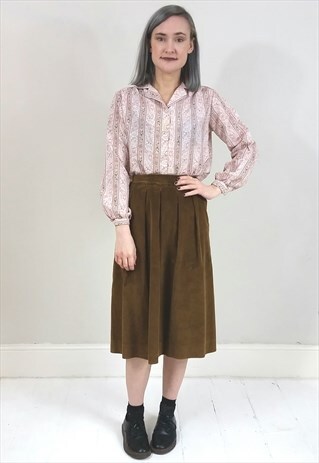 VINTAGE 80'S PINK PAISLEY LIGHTWEIGHT SHIRT