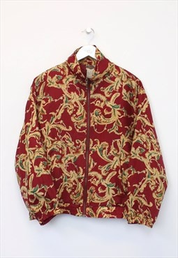 Vintage Out Brook crazy jacket in red. Best fits S