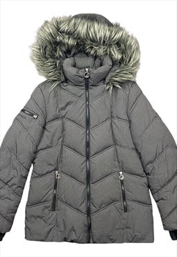 Nautica Vintage Ladies Grey Puffer Jacket