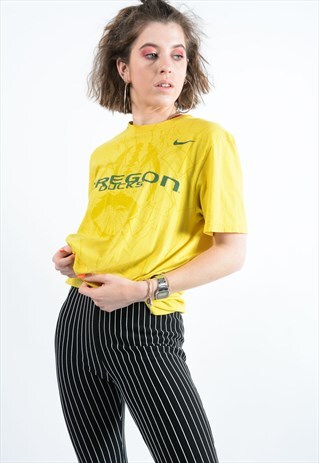 VINTAGE NIKE TEE IN YELLOW