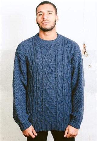 VINTAGE FISHERMAN CABLE KNIT JUMPER